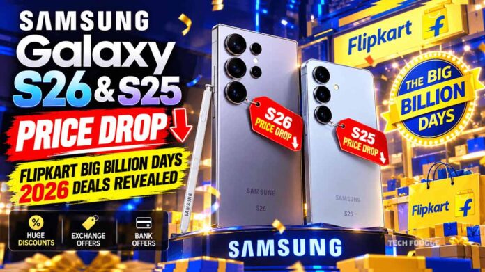 Samsung Galaxy S26 & S25 Price Drop: Flipkart Big Billion Days 2026 Deals Revealed