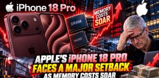 Apple's iPhone 18 Pro Faces a Major Setback as Memory Costs Soar